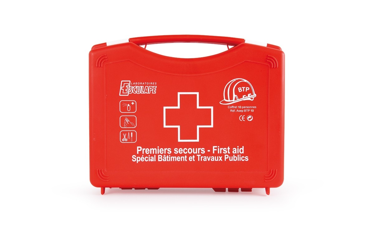 TROUSSE DE SECOURS PROFESSIONNELLE ASEP BTP 10