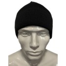 BONNET MAILLE LAINE NOIR 