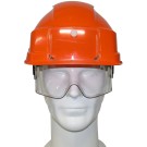 CASQUE DE CHANTIER IRIS 2 AVEC PORTE-BADGE ORANGE