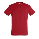 T-SHIRT DE TRAVAIL MANCHES COURTES 150 G ROUGE T.3XL