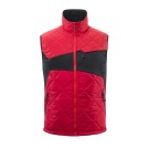 GILET CHAUD DE TRAVAIL HOMME/FEMME CLIMASCOT ACCELERATE ROUGE TRAFIC/NOIR