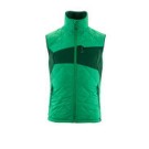 GILET CHAUD DE TRAVAIL HOMME/FEMME CLIMASCOT ACCELERATE VERT GAZON/VERT BOUTEILLE