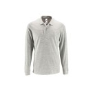 POLO HOMME MANCHES LONGUES BLANC CHINE 