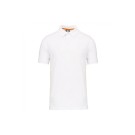 POLO DE TRAVAIL HOMME MANCHES COURTES ECO-RESPONSABLE BLANC T.3XL