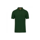 POLO DE TRAVAIL HOMME MANCHES COURTES ECO-RESPONSABLE VERT FORET T.3XL