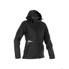VESTE SOFTSHELL IMPERMEABLE FEMME GRAVITY NOIR