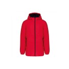 PARKA K6152 RECYCLEE ROUGE