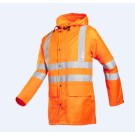 VESTE DE PLUIE RÉFLÉCHISSANTE MONORAY ORANGE FLUO