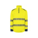 SWEAT RÉFLÉCHISSANT LONG LONG LIFE JAUNE FLUO/MARINE 