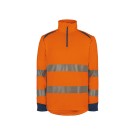 SWEAT RÉFLÉCHISSANT LONG LONG LIFE ORANGE FLUO/MARINE 