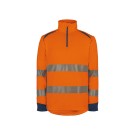 SWEAT RÉFLÉCHISSANT LONG LONG LIFE ORANGE FLUO/MARINE 