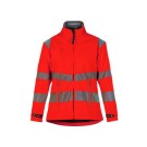 VESTE RÉFLÉCHISSANTE SOFTSHELL FEMME AMAZONE ROUGE FLUO