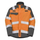 BLOUSON HAUTE VISIBILITE/ANTISTATIQUE/IGNIFUGE/SOUDEUR/ANTI-ACIDE/ATEX ABRA 300 XP ORANGE FLUO/GRIS CHARCOAL