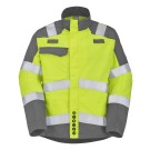 BLOUSON HAUTE VISIBILITE/ANTISTATIQUE/IGNIFUGE/SOUDEUR/ANTI-ACIDE/ATEX ATA 320 XP JAUNE FLUO/GRIS ACIER 