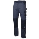 PANTALON DE TRAVAIL HOMME/FEMME SULFATE GRIS SOMBRE/NOIR 