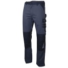 PANTALON DE TRAVAIL HOMME/FEMME SULFATE GRIS SOMBRE/NOIR