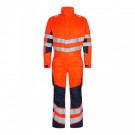 COMBINAISON RÉFLÉCHISSANTE 1 ZIP SAFETY LIGHT ORANGE FLUO/BLUE INK 