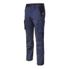 PANTALON DE TRAVAIL HOMME/FEMME MULTIPOCHES OVERMAX MARINE 