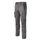 PANTALON DE TRAVAIL HOMME/FEMME MULTIPOCHES OVERMAX GRIS 