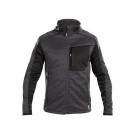 VESTE POLAIRE DE TRAVAIL HOMME/FEMME CONVEX GRIS ANTHRACITE/NOIR 