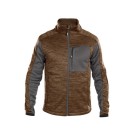 VESTE POLAIRE DE TRAVAIL HOMME/FEMME CONVEX BRUN ARGILE/GRIS ANTHRACITE