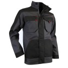 BLOUSON DE TRAVAIL CERAMIQUE GRIS/NOIR 