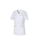 TUNIQUE PROFESSIONNELLE FEMME AURORE MANCHES COURTES BLANCHE 