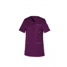 BLOUSE PROFESSIONNELLE FEMME AURORE PRUNE 