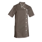 BLOUSE ODILE PC TAUPE/BLANC T7 