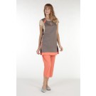 CHASUBLE PROFESSIONNEL FEMME DEBBY CACAO/ABRICOT