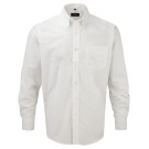 CHEMISE DE TRAVAIL OXFORD MANCHES LONGUES BLANC