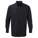 CHEMISE DE TRAVAIL OXFORD MANCHES LONGUES NOIR