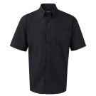 CHEMISE DE TRAVAIL OXFORD MANCHES COURTES NOIR