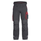 PANTALON DE TRAVAIL HOMME/FEMME GALAXY GRIS ANTHRACITE/ROUGE TOMATE