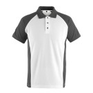 POLO DE TRAVAIL BOTTROP BLANC/ANTHRACITE FONCE