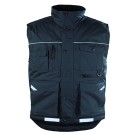 GILET CHAUD DE TRAVAIL RIPSTOP NOIR 