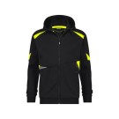SWEAT DE TRAVAIL A CAPUCHE SANTOS NOIR/JAUNE FLUO 