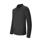 POLO CORDOBA DOUBLE FACE MANCHES LONGUES NOIR