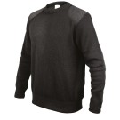 PULL COL ROND AVEC RENFORTS 101 07PEC NOIR 