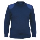 PULL COL ROND AVEC RENFORTS 101 07PEC MARINE 