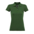 POLO DE TRAVAIL FEMME MANCHES COURTES 11347 VERT BOUTEILLE
