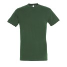 T-SHIRT DE TRAVAIL MANCHES COURTES 150 G VERT BOUTEILLE T.3XL