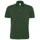 POLO HOMME MANCHES COURTES 180 G VERT BOUTEILLE 