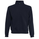 SWEAT DE TRAVAIL COL ZIPPE MARINE FONCE
