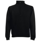 SWEAT DE TRAVAIL COL ZIPPE NOIR