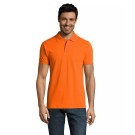 POLO HOMME MANCHES COURTES ORANGE