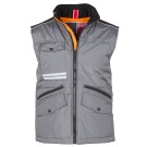 GILET CHAUD DE TRAVAIL HOMME/FEMME MIG 2.0 FUMEE/ORANGE