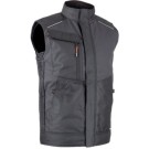 BODYWARMER CRATERE GRIS/NOIR 