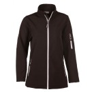 VESTE SOFTSHELL HIVER DE TRAVAIL FEMME ATLANTIC NOIR/ZIP BLANC