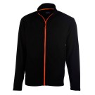 VESTE MICROPOLAIRE DE TRAVAIL HOMME ARCTIC NOIR/ZIP ORANGE